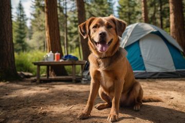 camping et chien